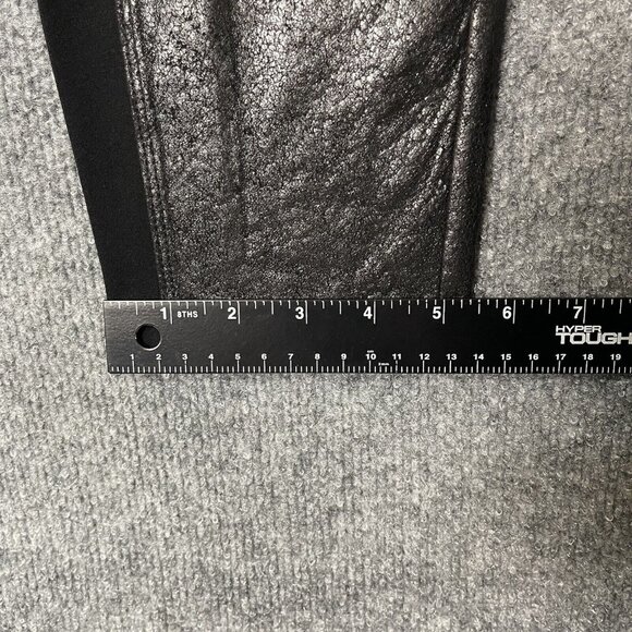 Soft Surroundings Pants Womens‎ Medium Skylar Legging Ankle Black Metallic - Picture 10 of 14